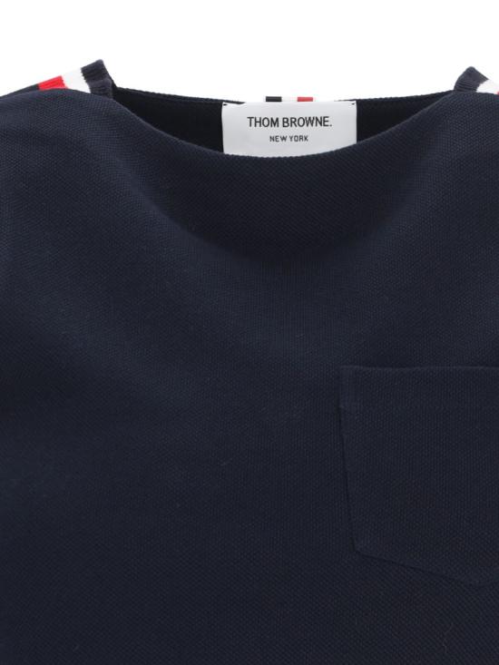  톰브라운 민소매 티셔츠 FJV012A 00050415 Black - THOM BROWNE