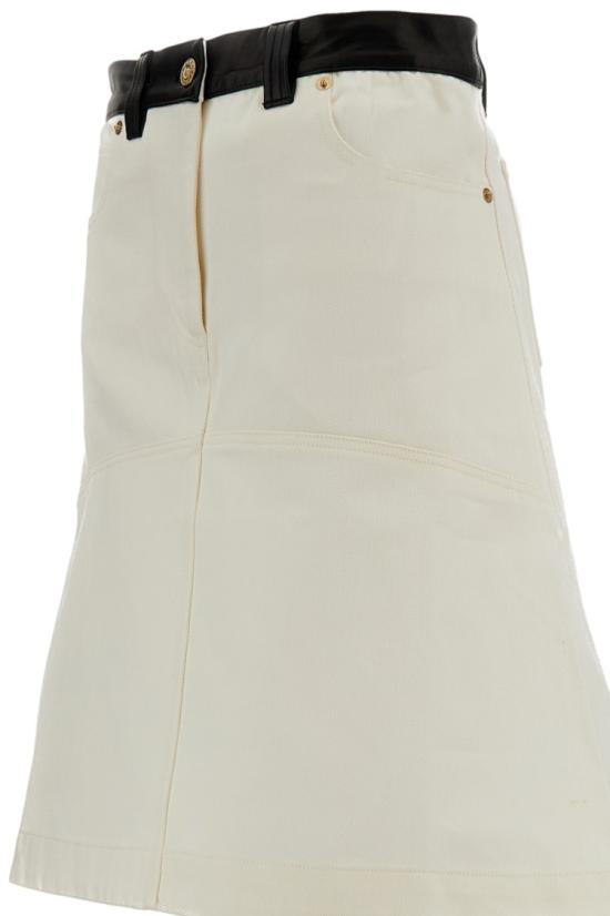 26SS 웨일즈보너 미디 스커트 WS26SK02CO05100 White - WALES BONNER