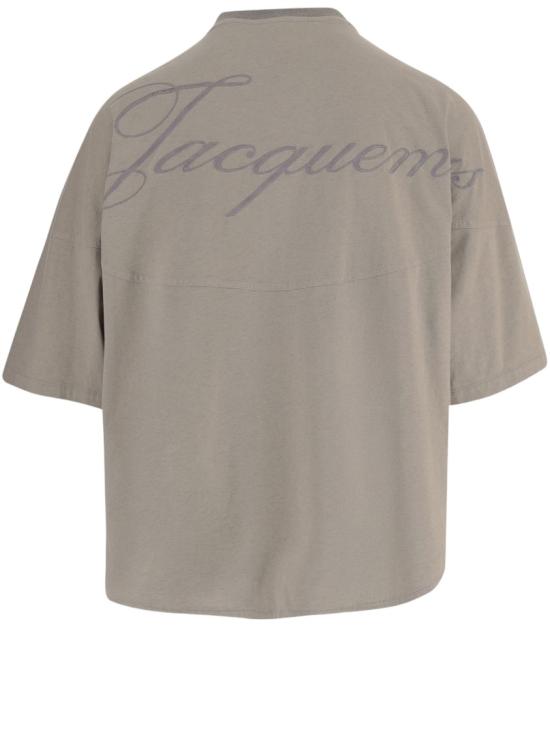 26SS 자크뮈스 반팔 티셔츠 TSM00610AJ000299CL Grey - JACQUEMUS