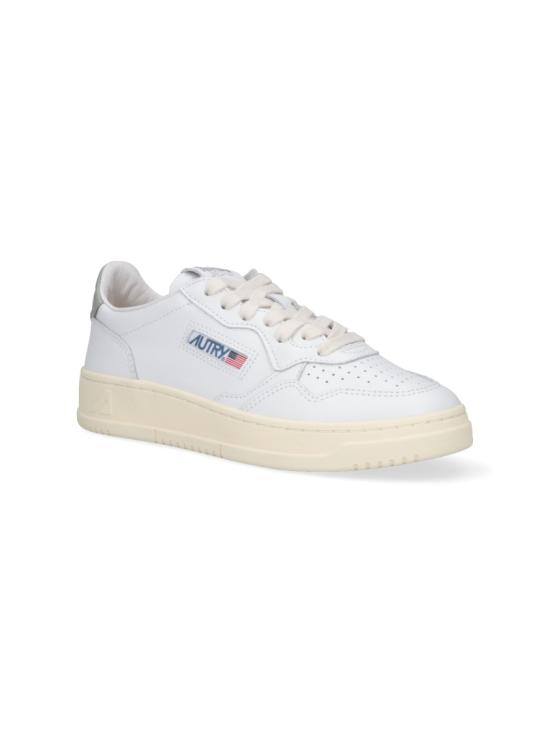 26SS 오트리 메달리스트 로우 레더 스니커즈 AULWLL11 White - AUTRY