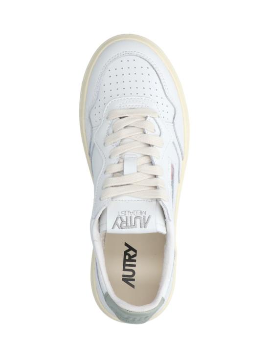 26SS 오트리 메달리스트 로우 레더 스니커즈 AULWLL11 White - AUTRY