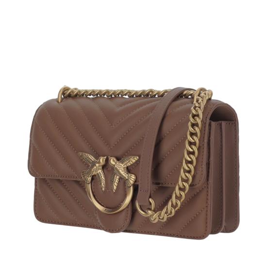 26SS 핑코 숄더백 100074A0GKL17Q Brown - PINKO