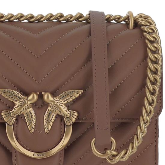 26SS 핑코 숄더백 100074A0GKL17Q Brown - PINKO