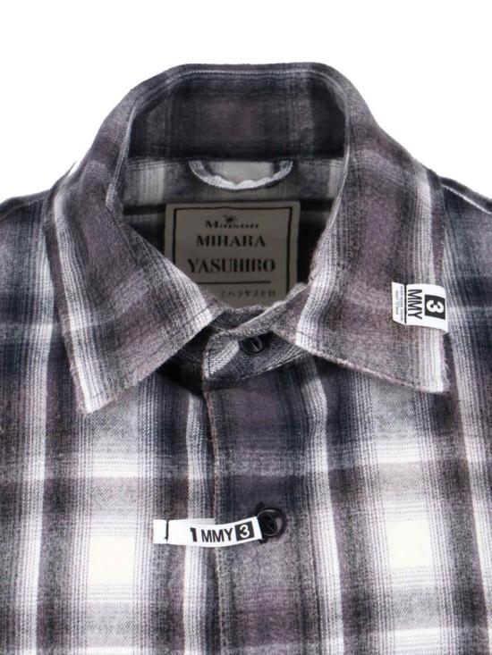 25FW 메종 미하라 야스히로 긴팔 셔츠 J15SH181BLACK Black - MAISON MIHARA YASUHIRO