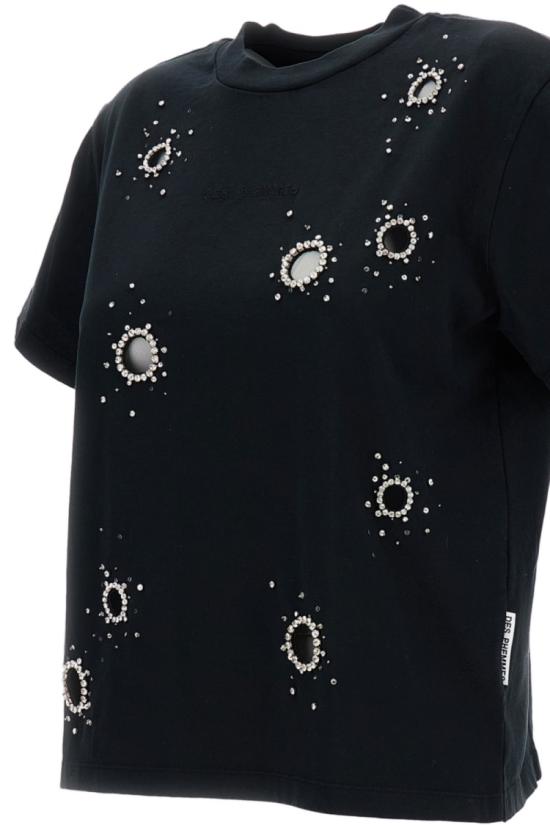 26SS 데 펨메스 반팔 티셔츠 D102JHD0900 Black - DES PHEMMES