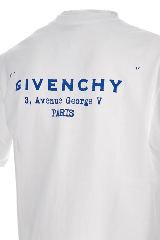 25FW 지방시 반팔 티셔츠 BM71NK3YRJ100 White - GIVENCHY