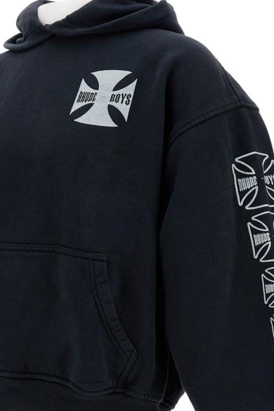 25FW 루드 탑 RHPF25HO060120027 Black - RHUDE