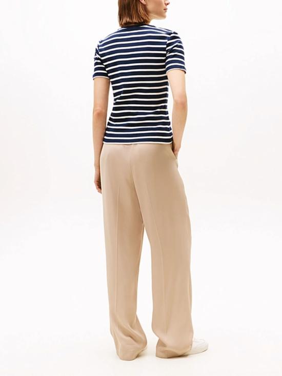 26SS 타미힐피거 반팔 티셔츠 WW0WW40587 0X4 Blue - TOMMY HILFIGER