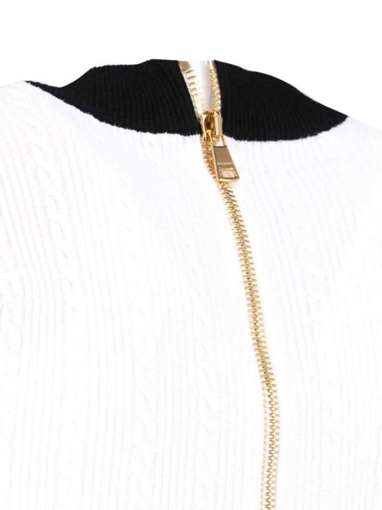 25FW 발망 미디 원피스 FF1R6033KI50EAB Black - BALMAIN