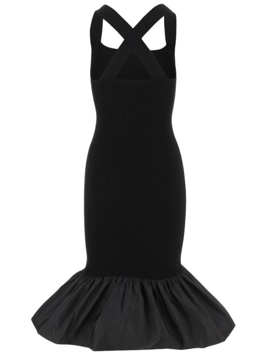 26SS 파투 미디 원피스 KN3228090999B Black - PATOU