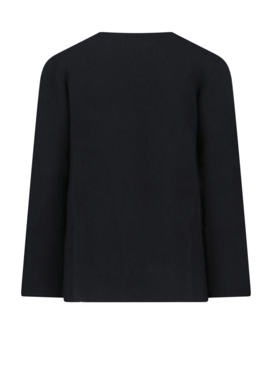 25FW 꼼데가르송 크루넥 스웨터 PP N011 W253 Black - COMME DES GARCONS