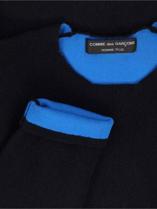 25FW 꼼데가르송 크루넥 스웨터 PP N011 W253 Black - COMME DES GARCONS
