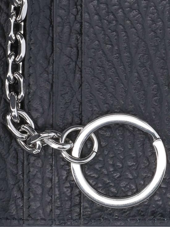 26SS 마르지엘라 스티치 키링 카드지갑 S56UI0128 P4455T8013 Black - MAISON MARGIELA