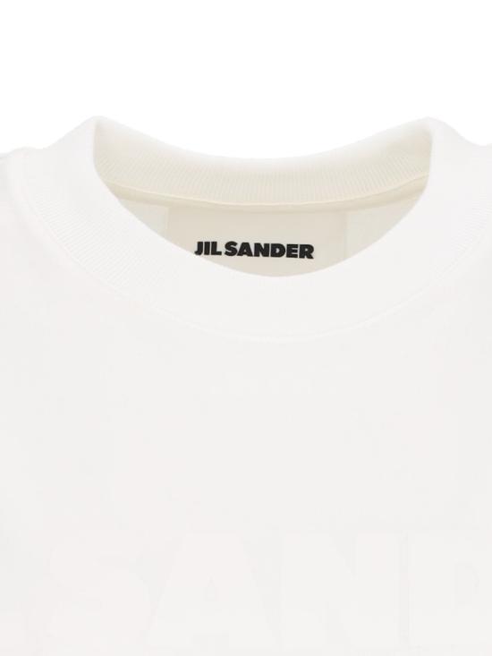 25FW 질샌더 긴팔 티셔츠 J03GC0136 J20243102 White - JIL SANDER