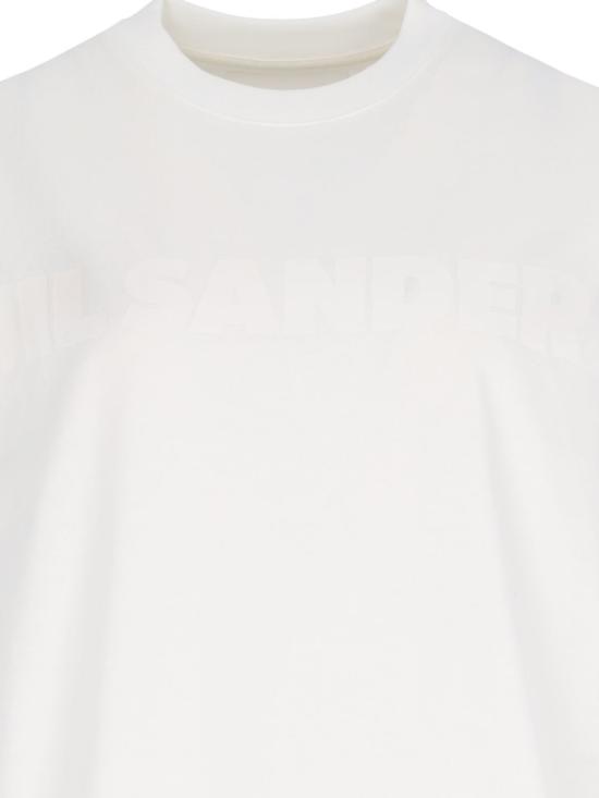 25FW 질샌더 긴팔 티셔츠 J03GC0136 J20243102 White - JIL SANDER