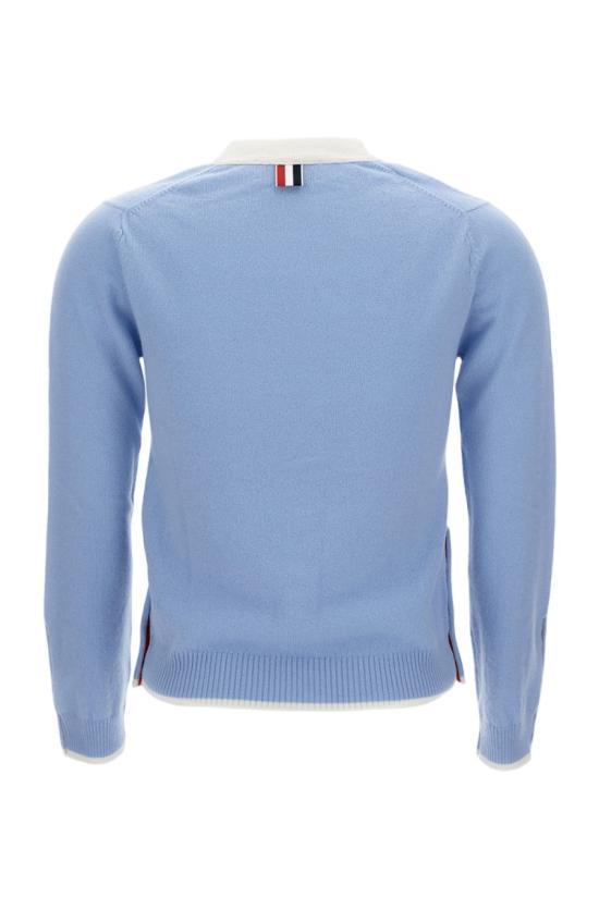 25FW 톰브라운 가디건 FKC581AY2001472 Blue - THOM BROWNE