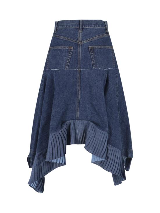 26SS 사카이 데님 스커트 26 08315401 Neutrals - SACAI