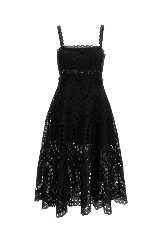 26SS 챠로 루이즈 이비자 미디 원피스 263611BLACK Black