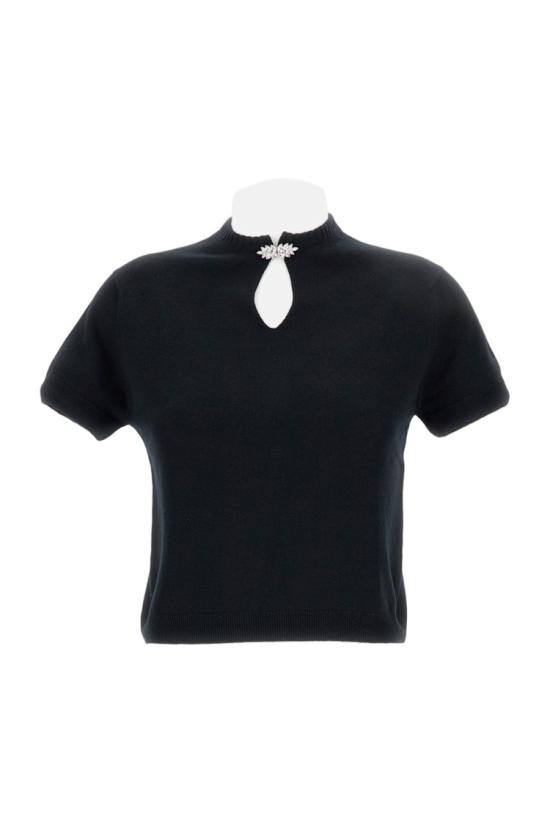 25FW 배리 반팔 티셔츠 C300722001 Black