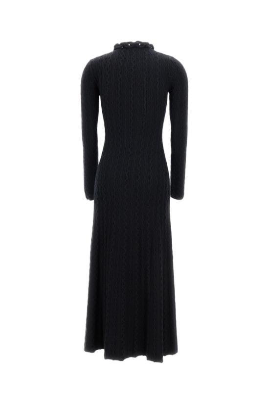 25FW 파코라반 미디 원피스 25AMRO154ML0320P001 Black - PACO RABANNE