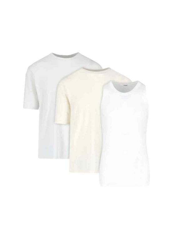 25SS 질샌더 반팔 티셔츠 J47FV0109 JTN356961 Neutrals