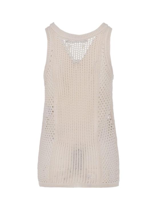 26SS 골든구스 민소매 티셔츠 GWP02602 P00240420103 White - GOLDEN GOOSE