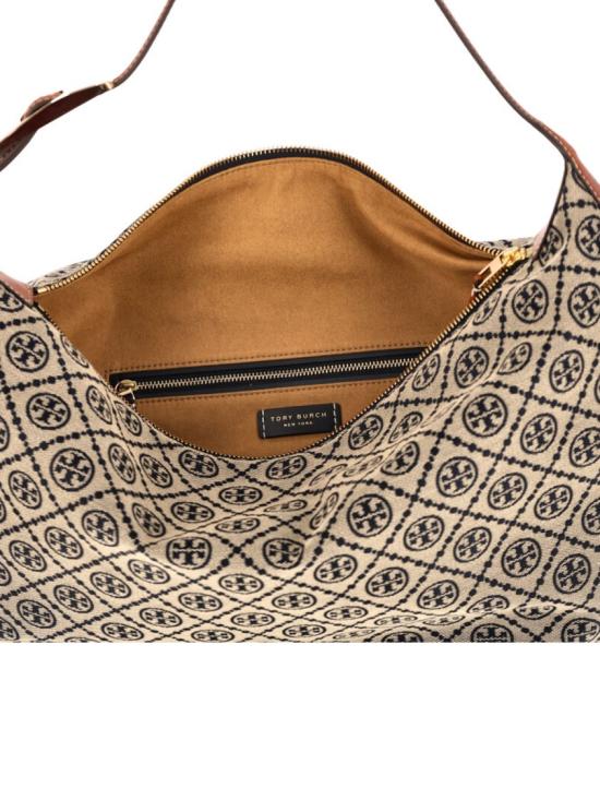 26SS 토리버치 T 모노그램 벌룬 백 177028405 Neutrals - TORY BURCH