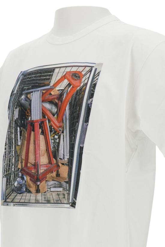 25FW 와타나베 준야 반팔 티셔츠 WPT0030511 White - JUNYA WATANABE