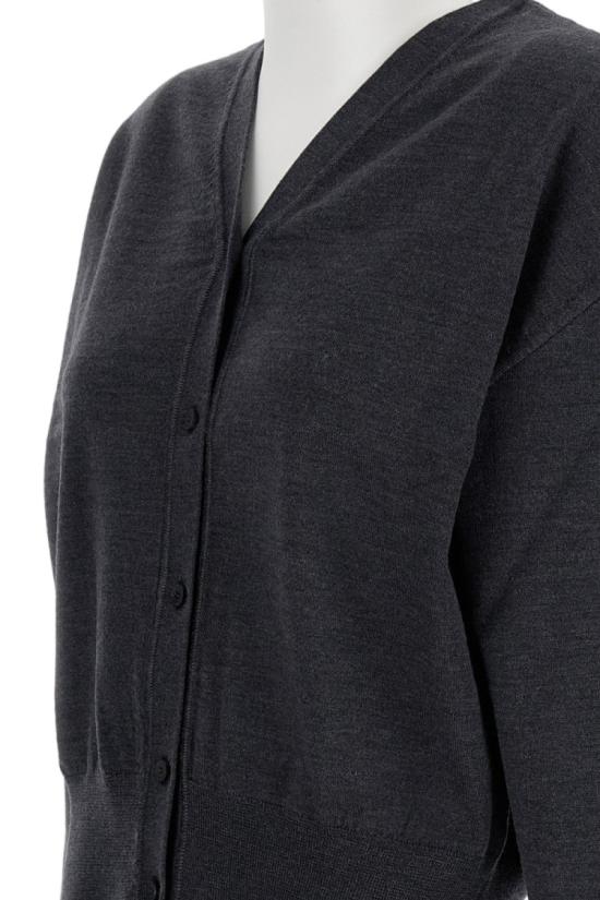 25FW 자크뮈스 V넥 가디건 CDW00816AK00299970 Grey - JACQUEMUS