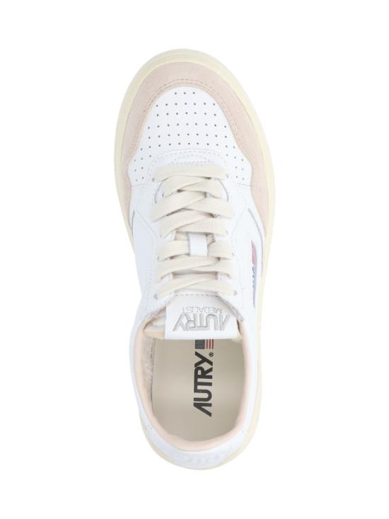 26SS 오트리 메달리스트 로우 레더 스니커즈 AULWLS33 White - AUTRY