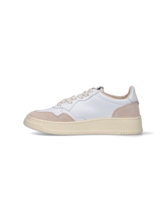 26SS 오트리 메달리스트 로우 레더 스니커즈 AULWLS33 White - AUTRY