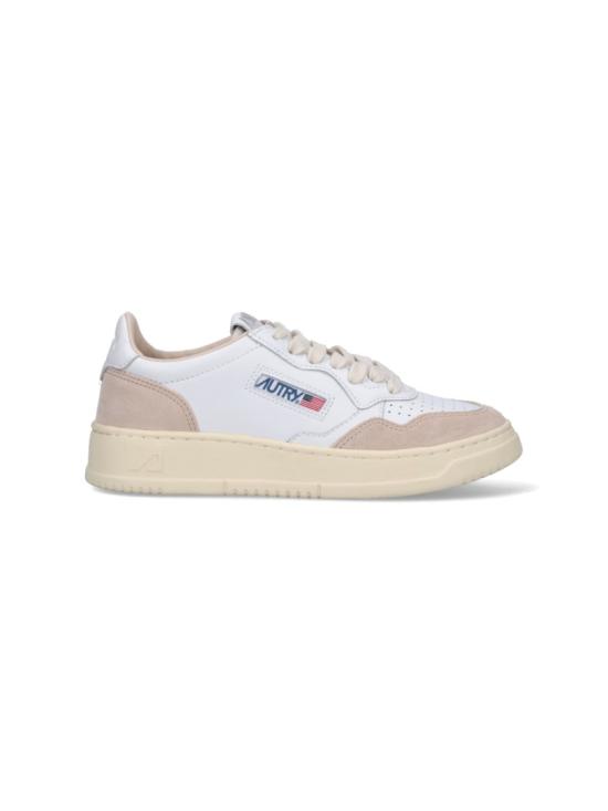 26SS 오트리 메달리스트 로우 레더 스니커즈 AULWLS33 White