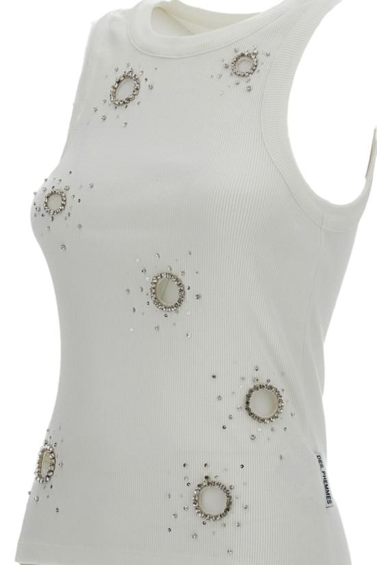 26SS 데 펨메스 민소매 티셔츠 D101JHD0101 White - DES PHEMMES