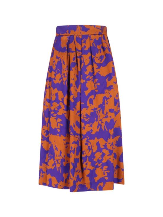 26SS 드리스 반 노튼 롱 스커트 130889 3005353 Orange