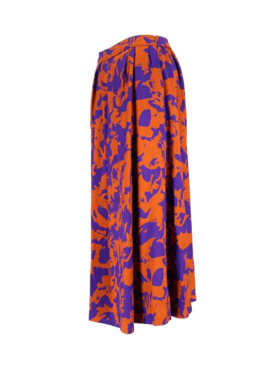 26SS 드리스 반 노튼 롱 스커트 130889 3005353 Orange - DRIES VAN NOTEN