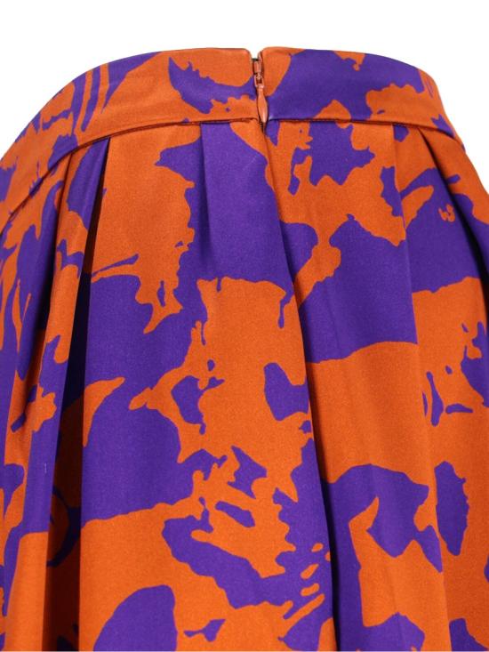 26SS 드리스 반 노튼 롱 스커트 130889 3005353 Orange - DRIES VAN NOTEN