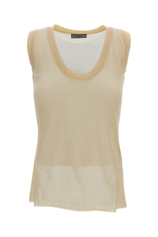 26SS 두라찌 민소매 티셔츠 SS26K01FL0056GR03 Neutrals