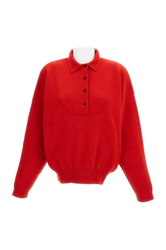 25FW 자크뮈스 팔로네 바뢰즈 폴로 스웨터 SWW00623AK00276470 Red