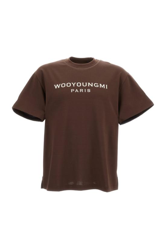 26SS 우영미 반팔 티셔츠 W261TS02703D Brown