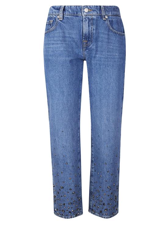 26SS 세븐포올맨카인드 데님 팬츠 7UD0CE52 1ZB DANCE WITH CRYSTALS STUDS