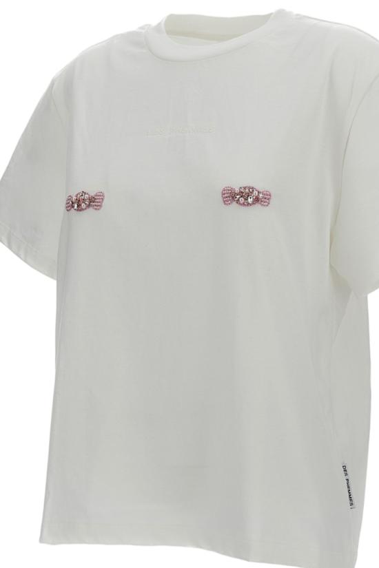 26SS 데 펨메스 반팔 티셔츠 D102JCD0101 White - DES PHEMMES