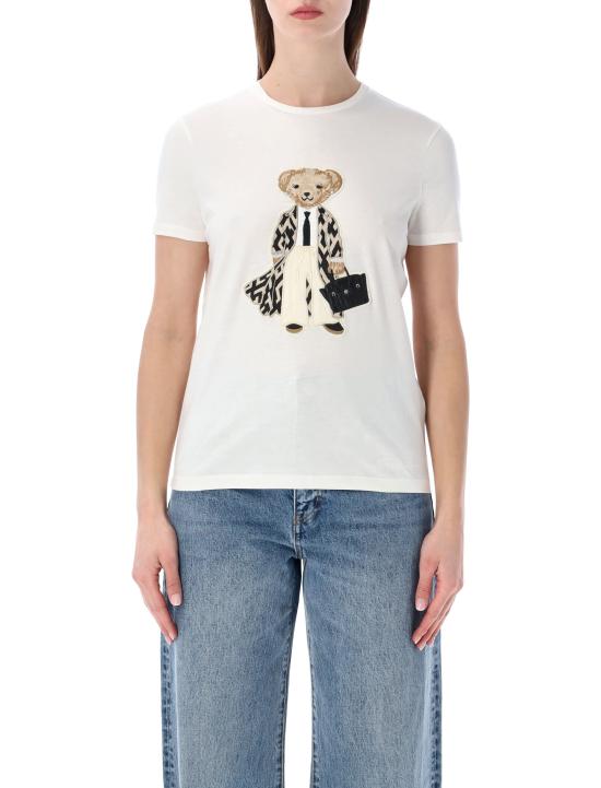 26SS 랄프 로렌 반팔 티셔츠 290P14924 001 Bianco