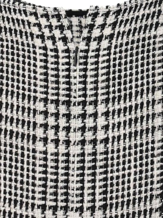 25SS 지안루카카페놀로 미디 원피스 25ET517 100BLACK WHITE Neutrals - GIANLUCA CAPANNOLO