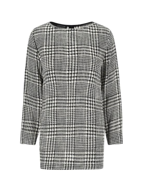 25SS 지안루카카페놀로 미디 원피스 25ET517 100BLACK WHITE Neutrals
