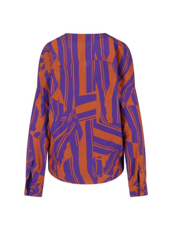 26SS 드리스 반 노튼 블라우스 130715 3003353 Orange - DRIES VAN NOTEN