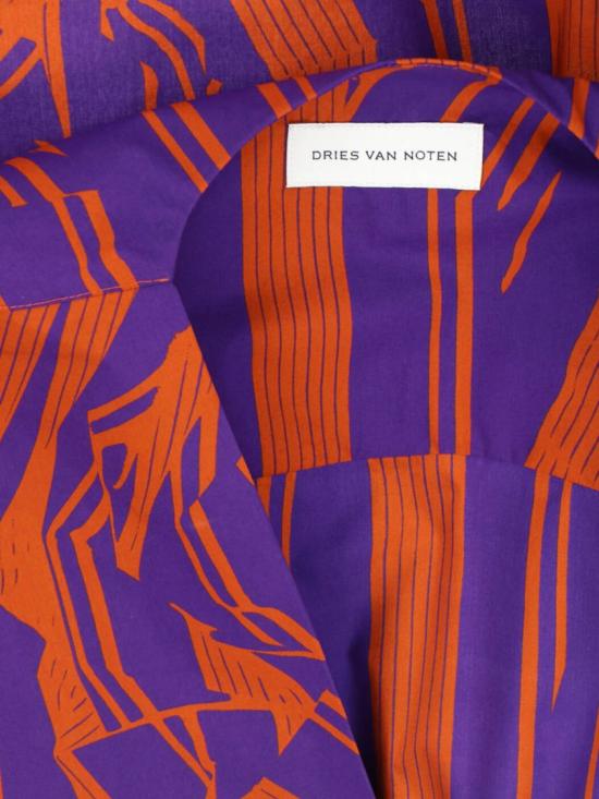 26SS 드리스 반 노튼 블라우스 130715 3003353 Orange - DRIES VAN NOTEN