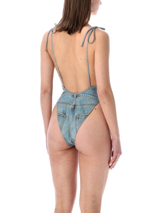 26SS 디젤 원피스 수영복 A187510BNCW E6866 DENIM PRINT - DIESEL