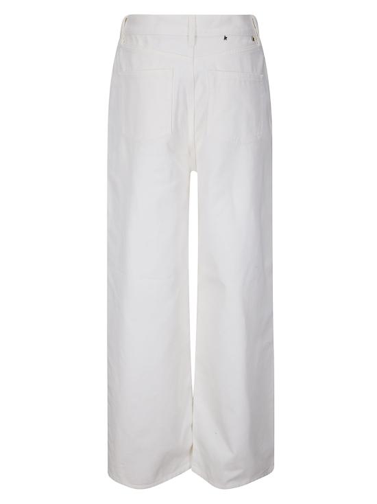 26SS 골든구스 스트레이트 팬츠 GWP02079P000980 10190 OFFWHITE - GOLDEN GOOSE