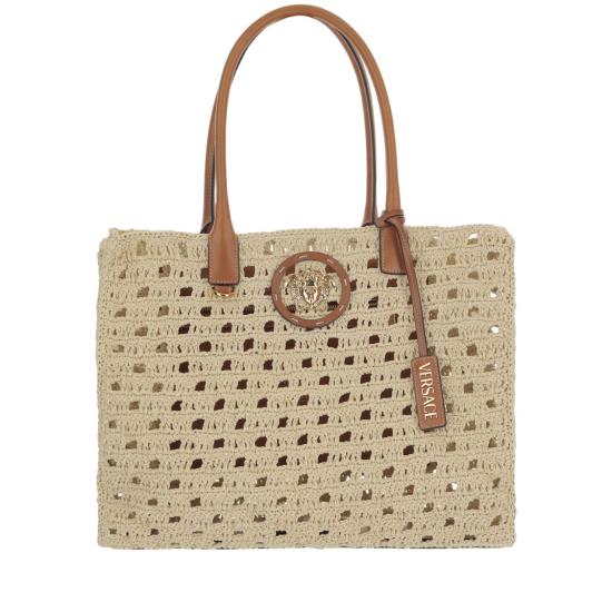 26SS 베르사체 토트백 10047411A169992KJ8V Neutrals