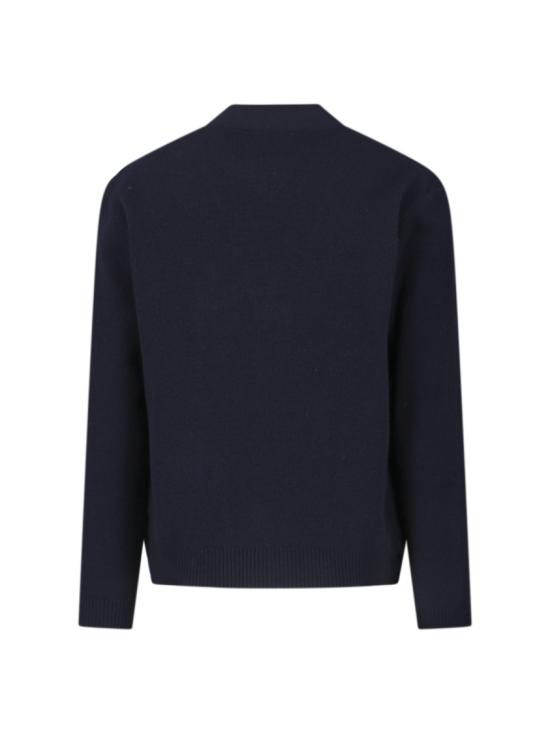 25FW 메종키츠네 폭스 헤드 밀라노 램스울 가디건 PM00510KT11800413 Neutrals - MAISON KITSUNE